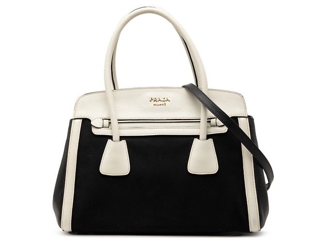 Borsa a spalla 2WAY Prada Nero Bianco