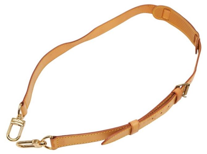 Beige Leder Schultergurt von Louis Vuitton