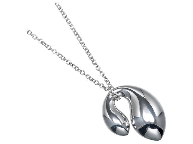 Elsa Peretti Tiffany & Co Collar de Plata 925 Doble Gota Tiffany&Co.