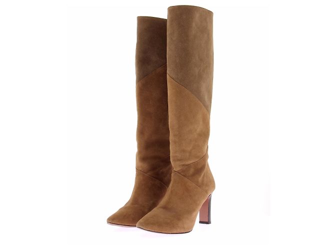 Ba&Sh Camel Suede Ankle Boots Size 38