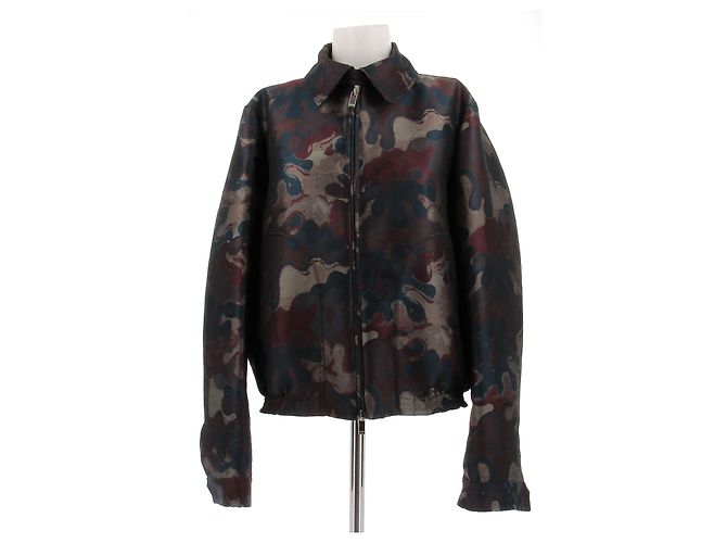 Christian Dior Colorful Bomber Jacket Polyester Multiple colors
