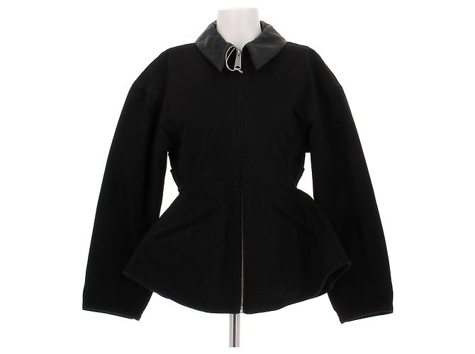 Giacca Alexander McQueen in cotone nero Taglia 42