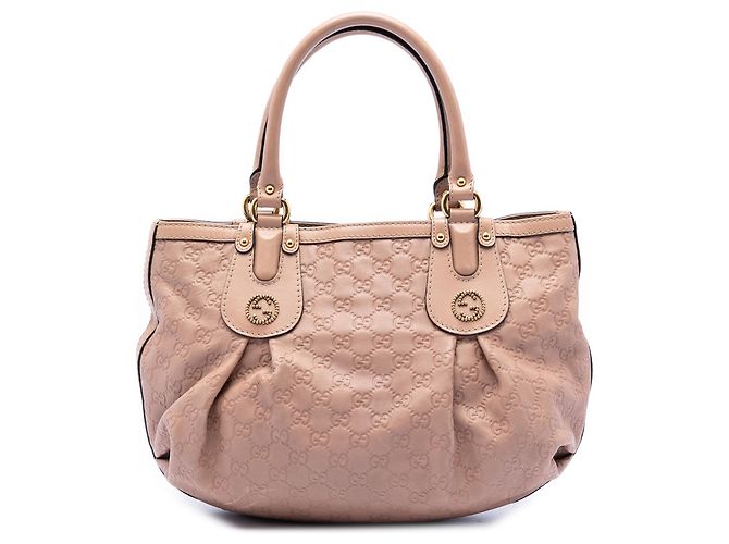 Gucci Braune Guccissima Scarlett Tote Fleisch