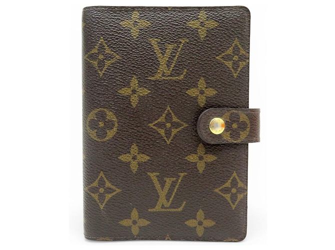 LOUIS VUITTON FUNCTIONAL PM MONOGRAM DIARY COVER R20005 Brown