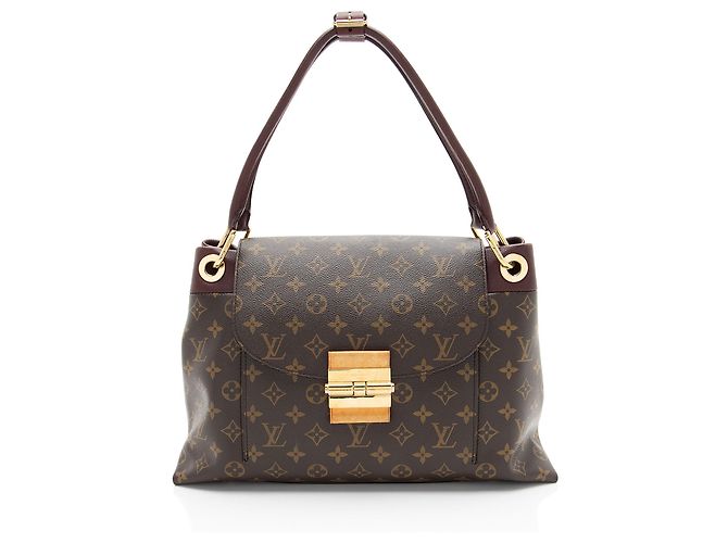 Bolsa Olympe em Canvas Monogram Louis Vuitton Marrom