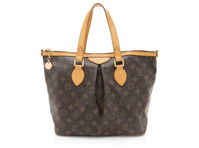 Bolsa Tote Palermo PM em Canvas Monogram Louis Vuitton Marrom
