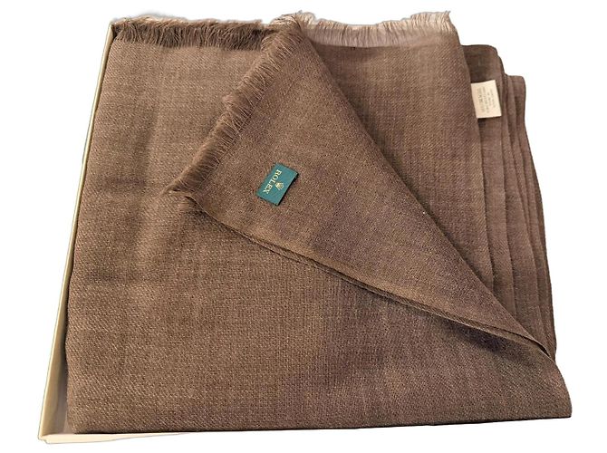 Pashmina - ROLEX scarf Ebony Hazelnut Light brown Chocolate