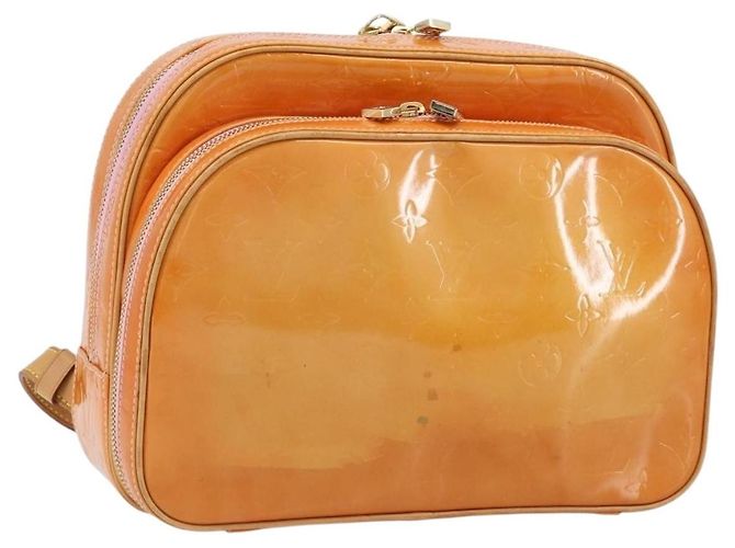 LOUIS VUITTON Vernis Marley Backpack Marshmallow Pink M91039 LV Auth BA11055