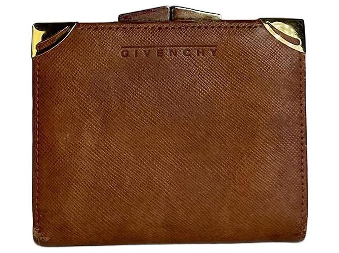 Vintage Givenchy Leather Wallet Brown
