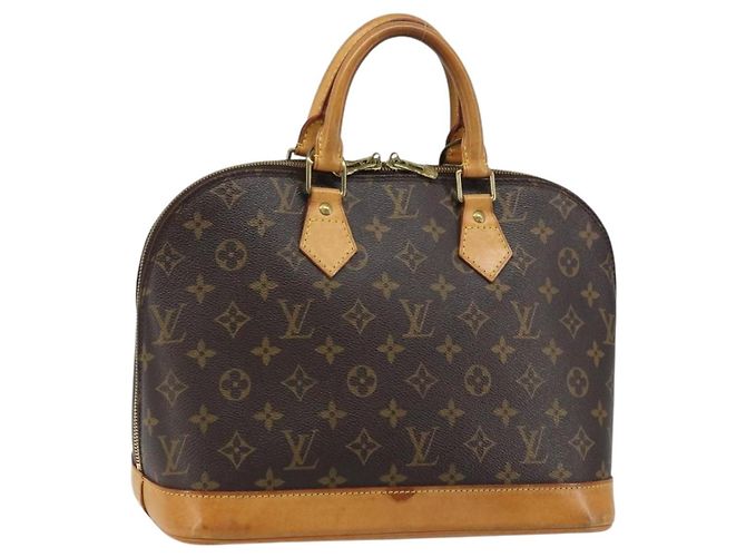 LOUIS VUITTON Monogram Alma Handtasche M51130 LV Auth ka2922 Monogramm