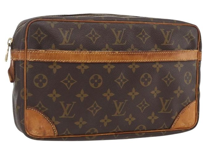 LOUIS VUITTON Clutch Compiegne 28 M51845 LV Auth BA11183 Monogramm