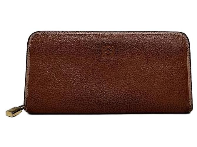 Vintage Loewe Madrid Leather Wallet Brown