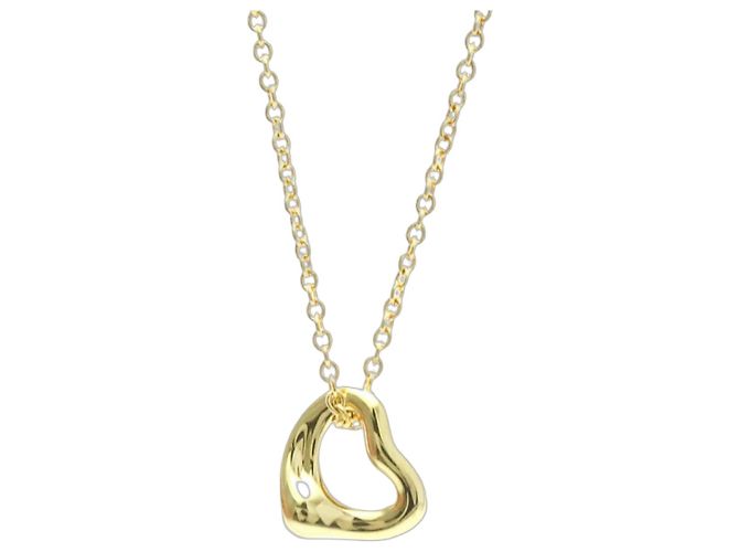Tiffany & Co Collar Péndulo Corazón Abierto Tiffany Dorado