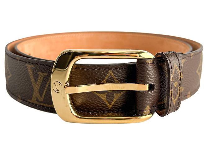 Louis Vuitton Ellipse Canvas Medium Belt Monogram Brown