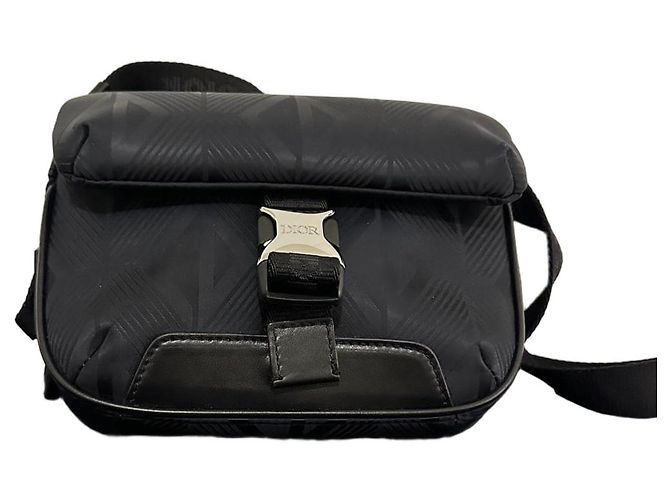 Dior Black Nylon Shoulder Bag