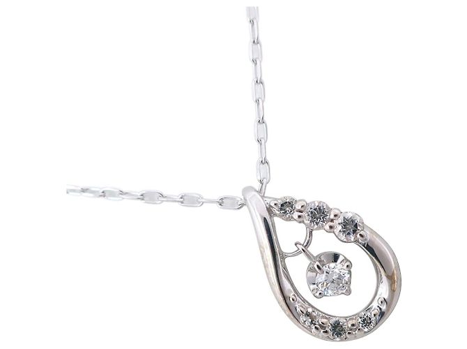 Autre Marque Collar Gota Au417 Edición Limitada Plata
