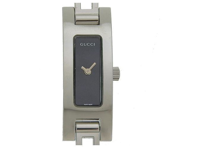 Gucci 3900L Edelstahl Uhr Silber