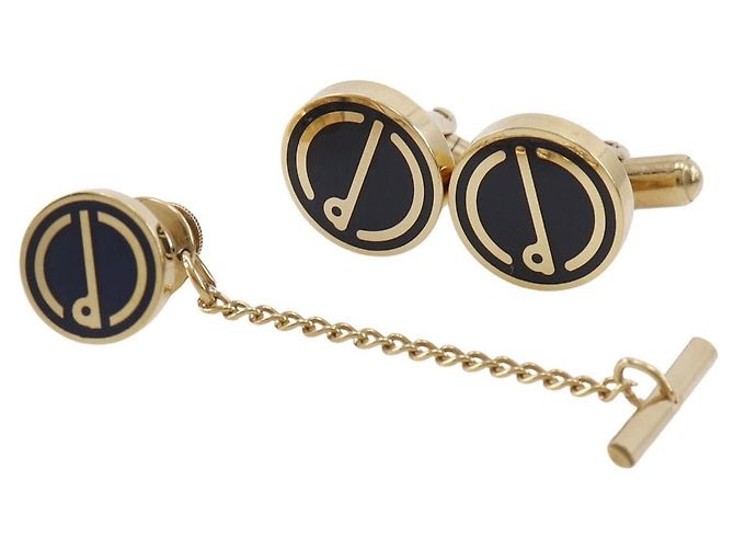 Alfred Dunhill Set di cravatta Dunhill, gemelli, accessorio Nero