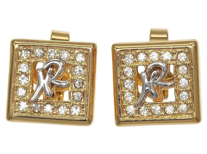 Autre Marque Orecchini NR Logo di Nina Ricci D'oro