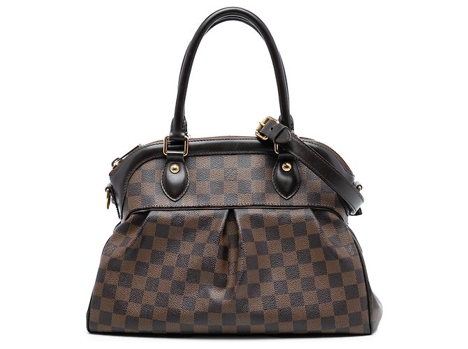 Louis Vuitton Marrom Damier Ébène Trevi PM