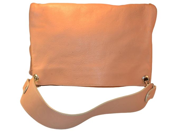 Sac à main Azzaro en cuir marron