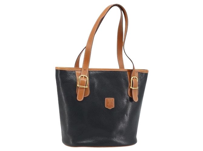 Céline Borsa Tote in pelle nera e oro Auth 173798A Nero D'oro