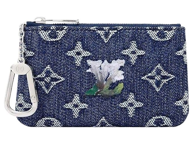 Louis Vuitton LV Denim Keypouch new Blue
