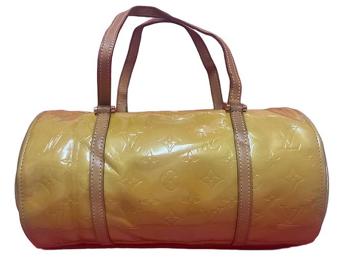 Louis Vuitton Monogram Vernis Alma BB Jaune