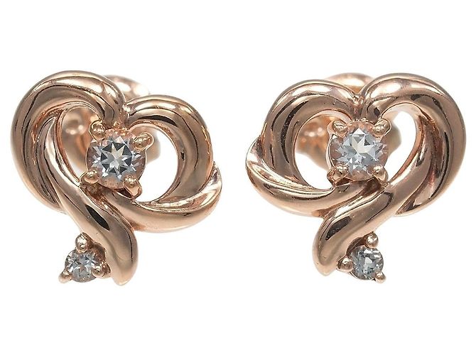 Autre Marque Orecchini in Oro Rosa K10 4℃ D'oro
