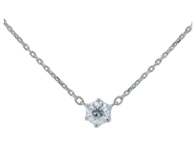 Autre Marque Collar de diamante Pt850 4℃ Plata