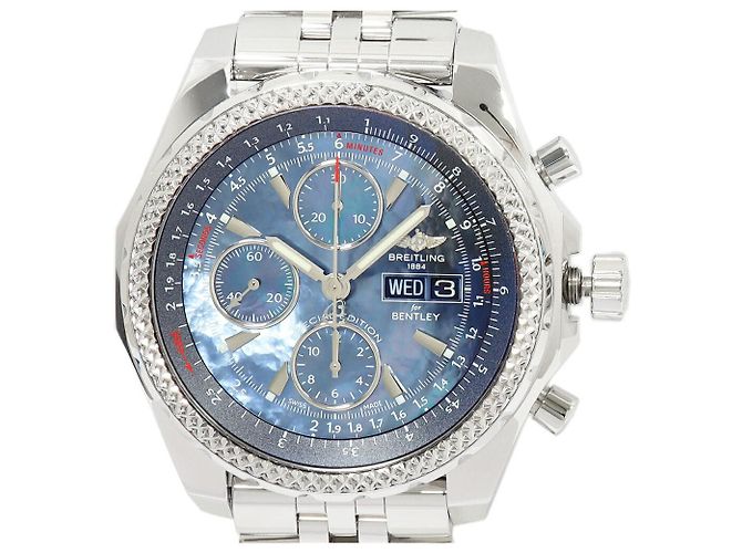 Breitling Bentley GT aus Edelstahl Blau