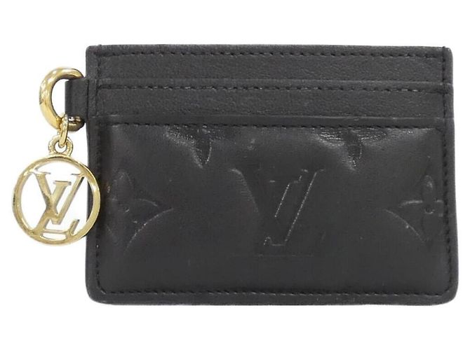 Kartenetui Coussin Louis Vuitton Schwarz