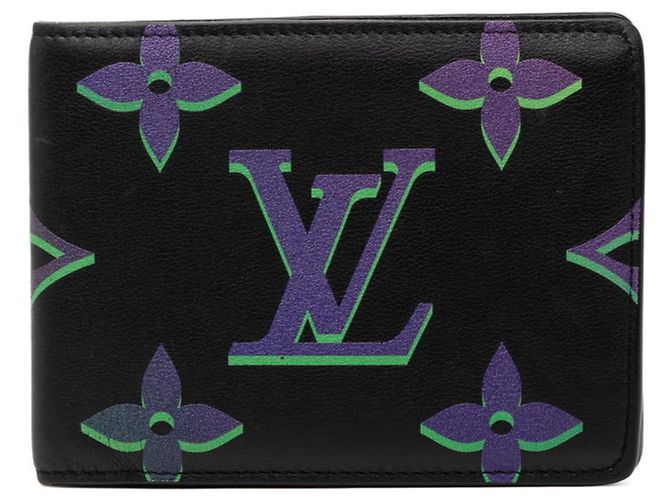 Portafoglio bi-fold Monogram Spotlight Louis Vuitton Nero Multicolore