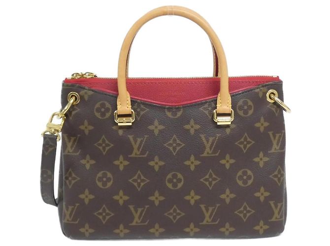 Borsa a mano Pallas BB Monogram Louis Vuitton Marrone Fuschia