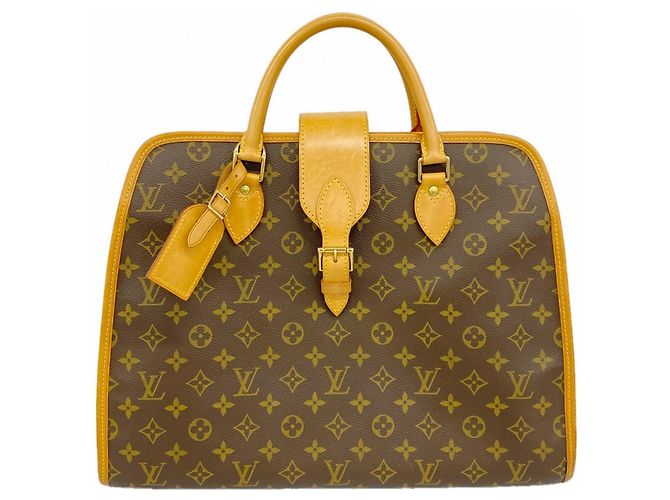 Bolsa de mão Monogram Rivoli Louis Vuitton Marrom