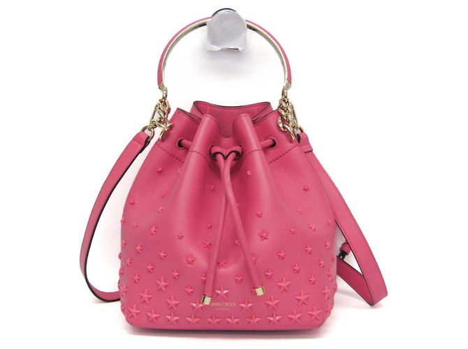 Borsa a secchiello Bonbon di Jimmy Choo Rosa