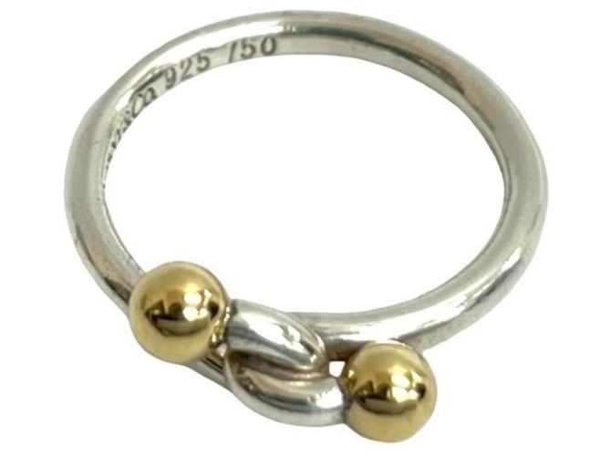 Anillo Love Knot Hook & Eye de Tiffany & Co. Plata Dorado