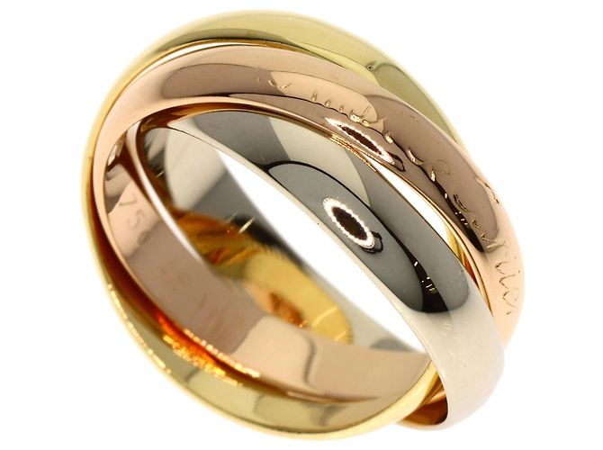 Anillo Trinity Cartier en oro amarillo de 18K