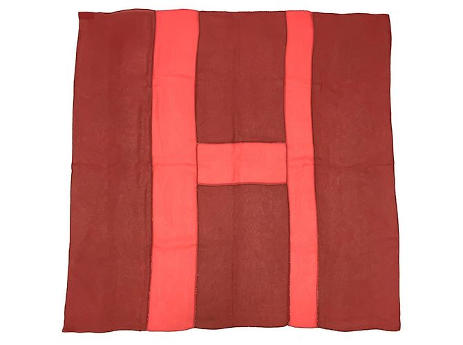 Hermès Seidenschal-Set Rot 