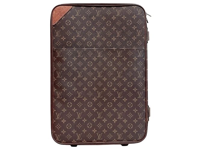 Mala de mão Louis Vuitton Monogram Pegase 60 Marrom