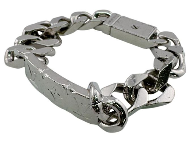 Pulseira de charme prateada Louis Vuitton Prata