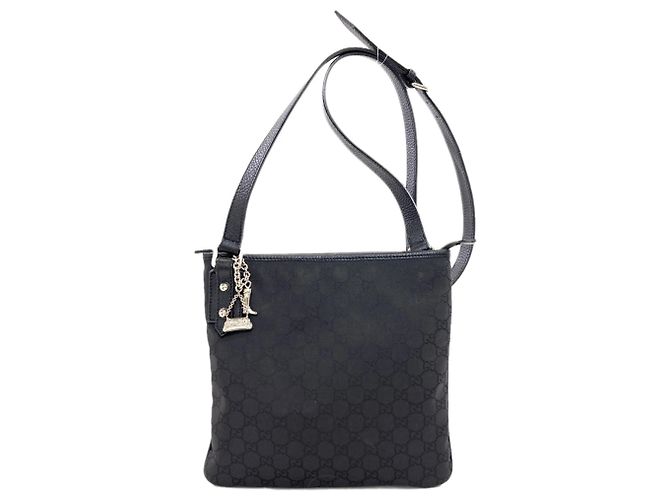 Borsa a Spalla in Nylon Gucci Nero