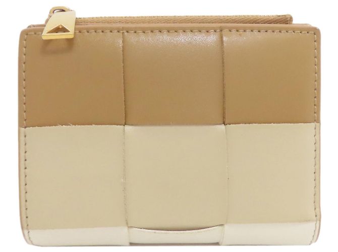 Bottega Veneta Cassette Bi-fold Wallet Brown