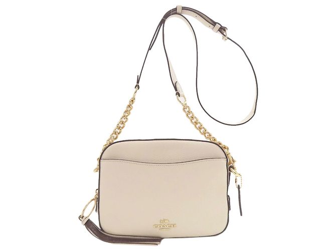 Borsa a spalla lunga Coach 29411 Bianco