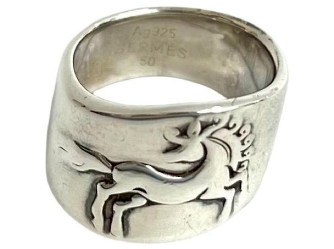 Ring Hermès Anello HERMES Gallop in Argento 925 