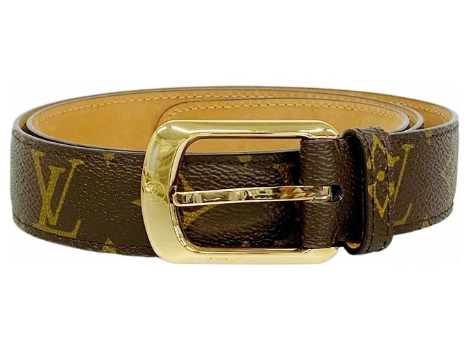 Ellipse Louis Vuitton Monogram Gürtel Braun