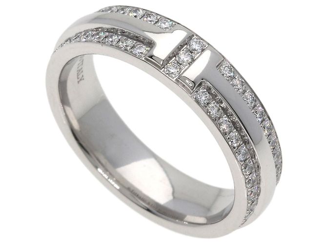 Anillo de diamante pavé estrecho Tiffany & Co.