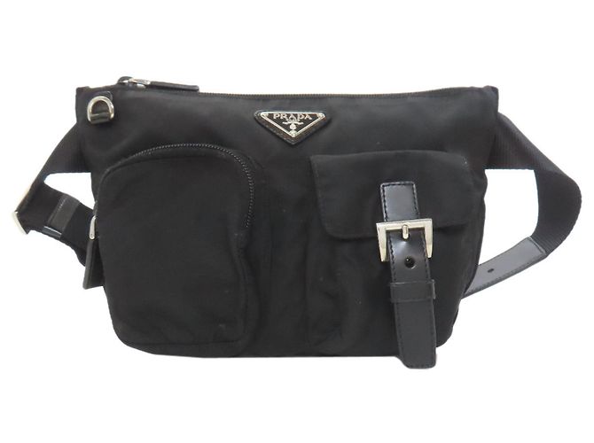 Prada Black Nylon Sling Bag