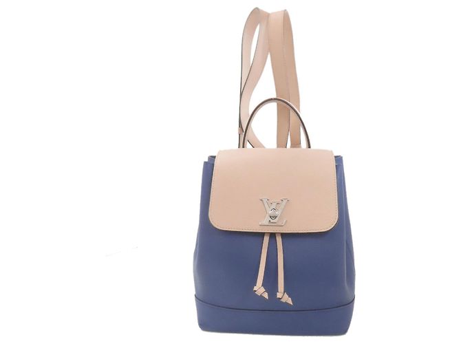 Louis Vuitton M41817 Lockme Backpack Blue Beige