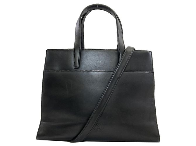 Sac à main réversible Loewe Anagram Noir